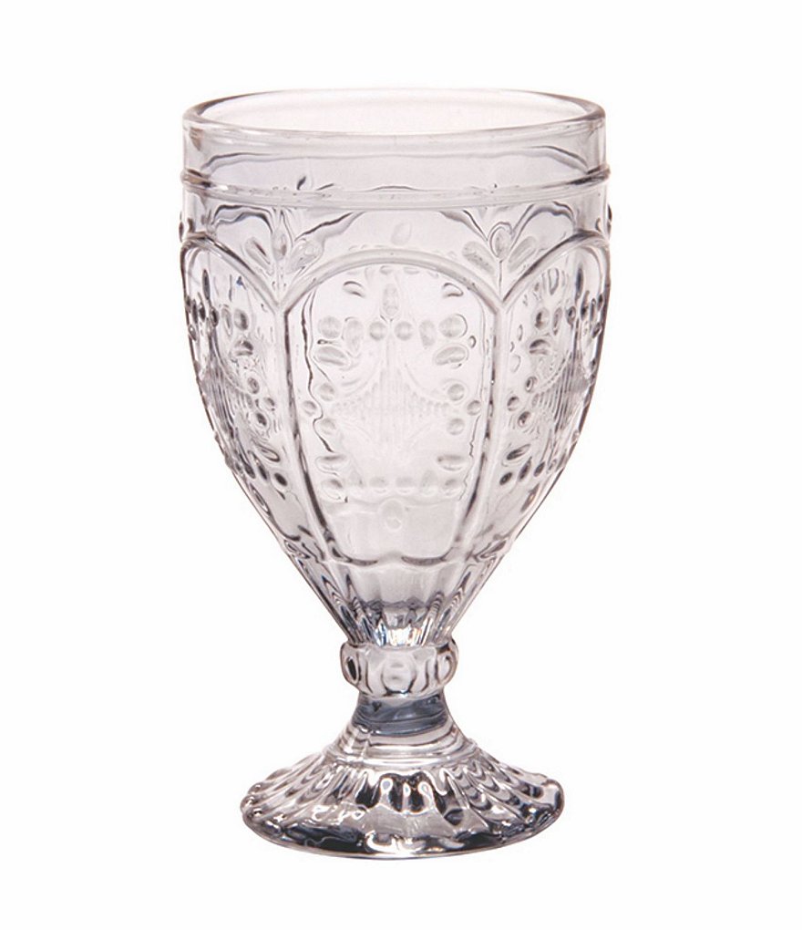 Fitz and Floyd Trestle Smoke Goblets, Set of 4