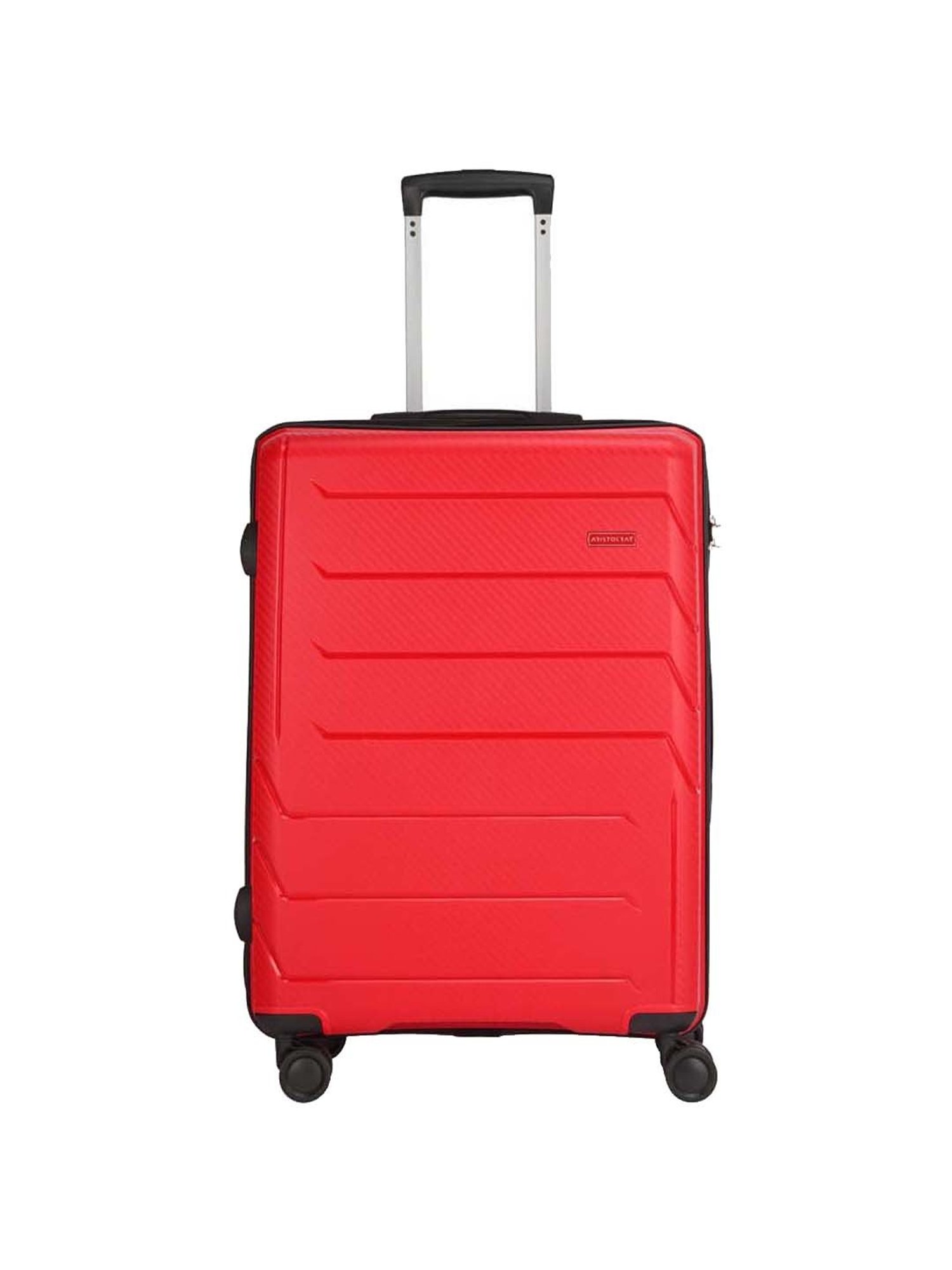 Aristocrat Red Medium Hard Cabin Trolley - 44 cm