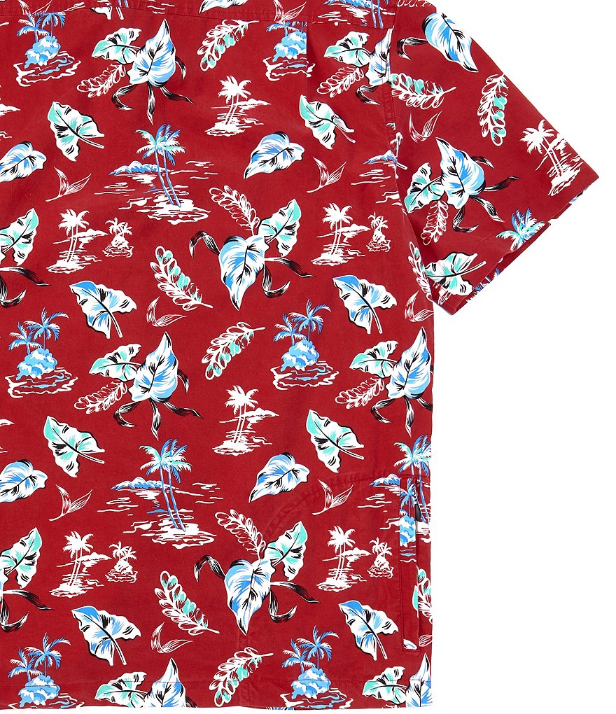 Caribbean Pocket Short-Sleeve Woven Shirt