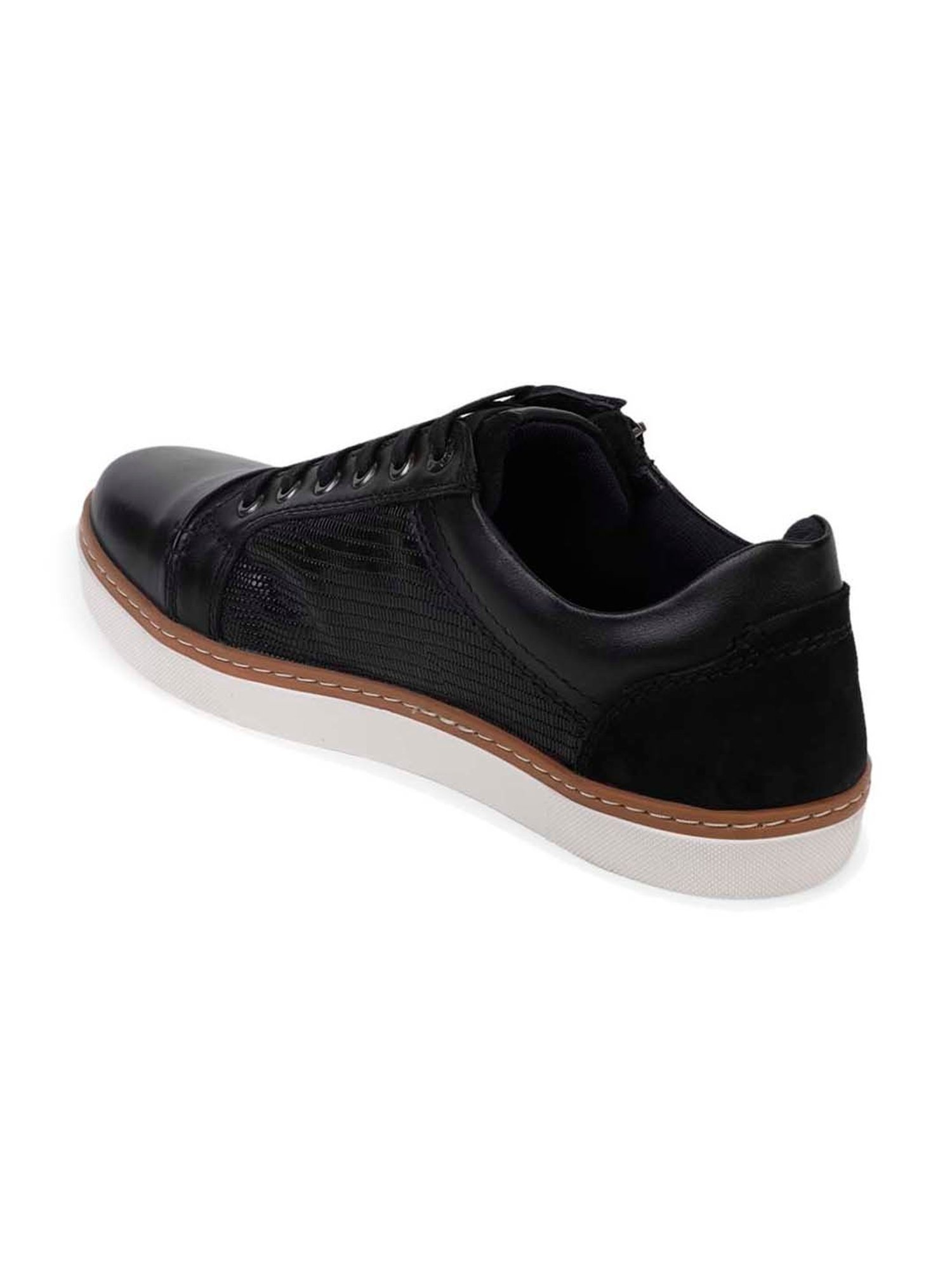 EZOK Men's Black Casual Sneakers