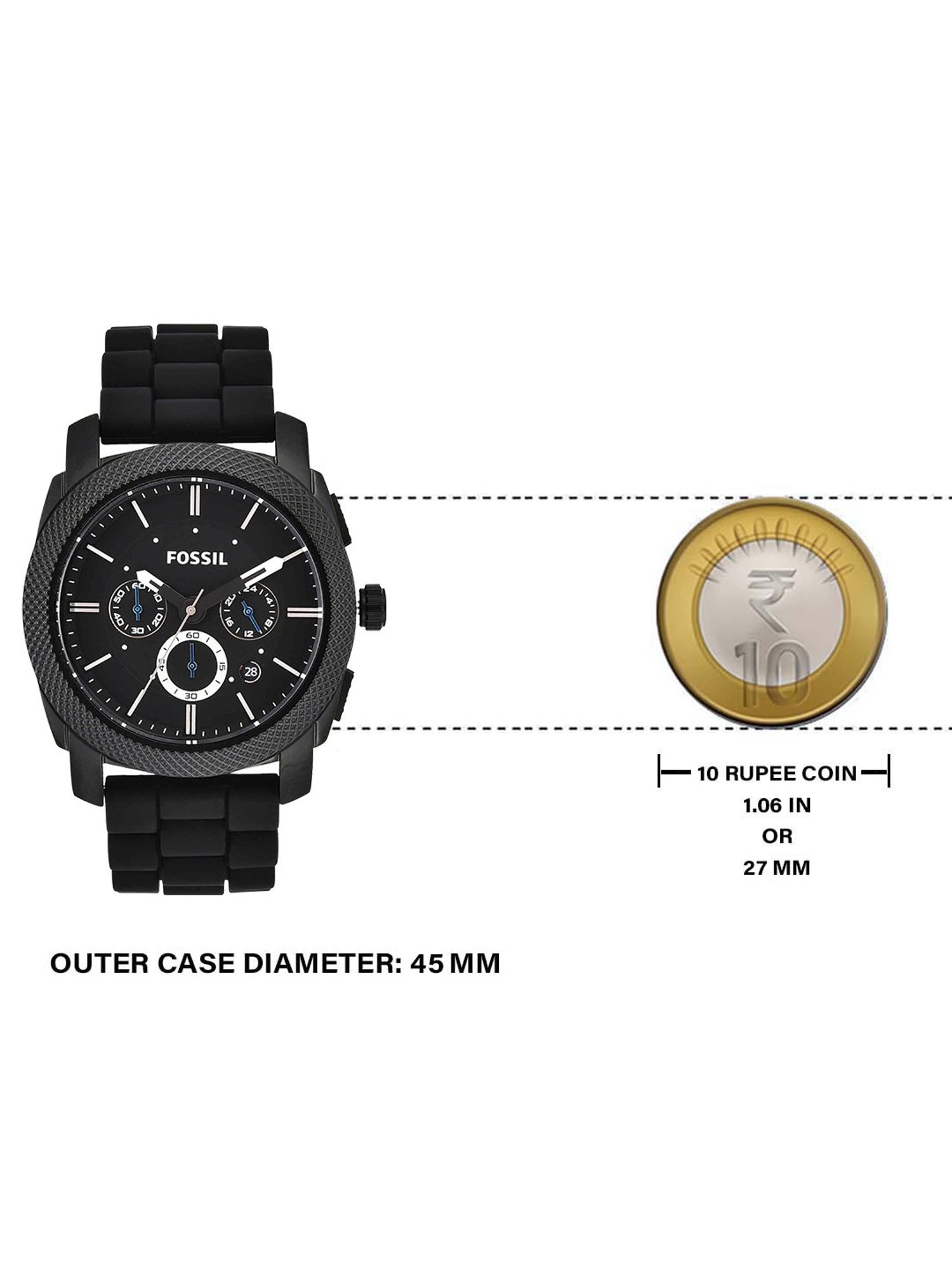 Fossil FS4487 Machine Analog Watch for Men