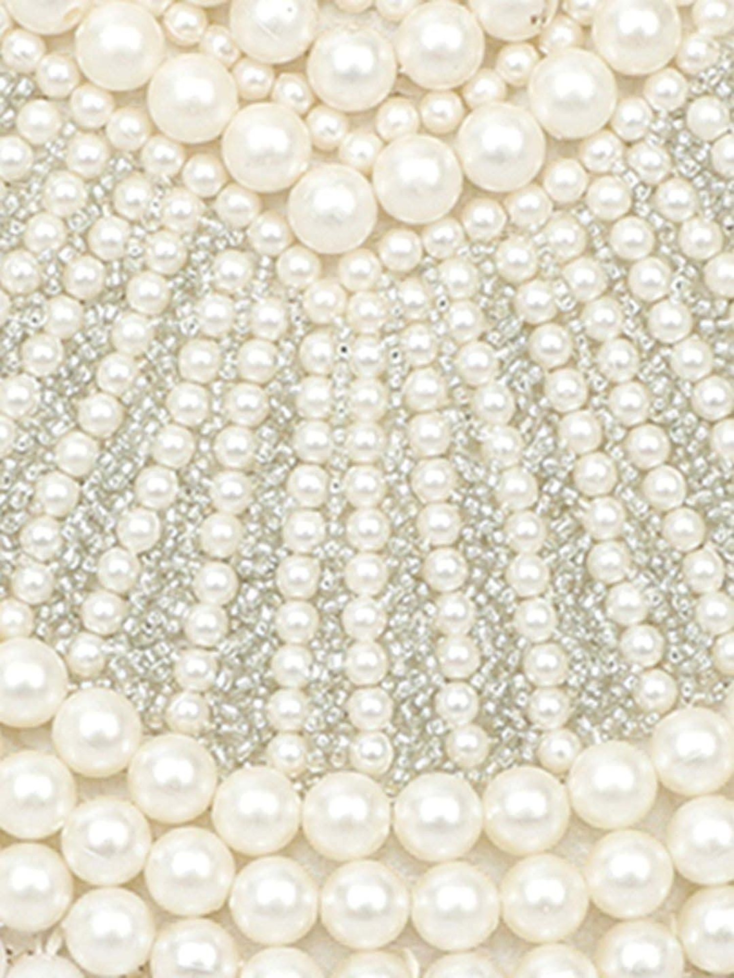 NR by Nidhi Rathi White Fabric Potli