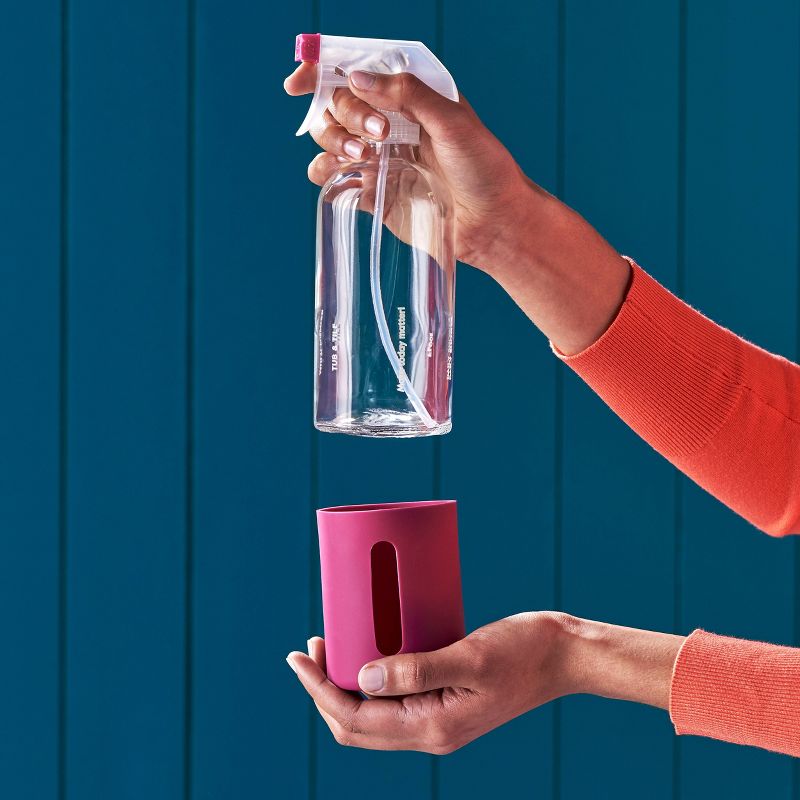 Deluxe Aluminum Handle Toilet Brush with Fully Removable Liner White - Bath Bliss