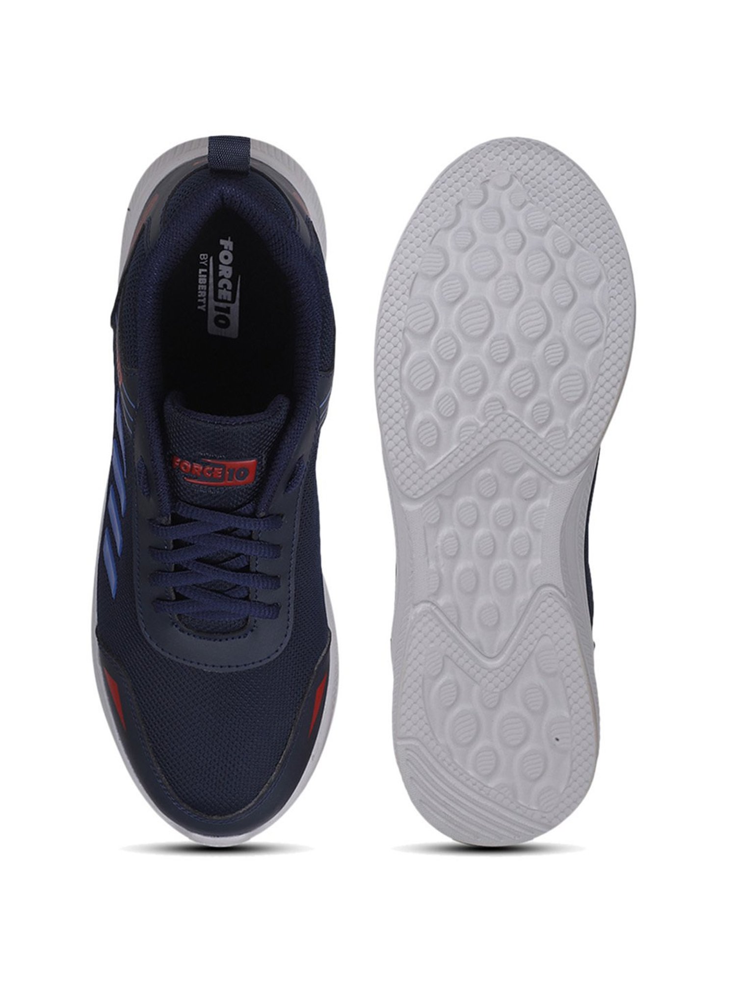 Force 10 by Liberty Men's PTRON-1EB Navy Running Shoes