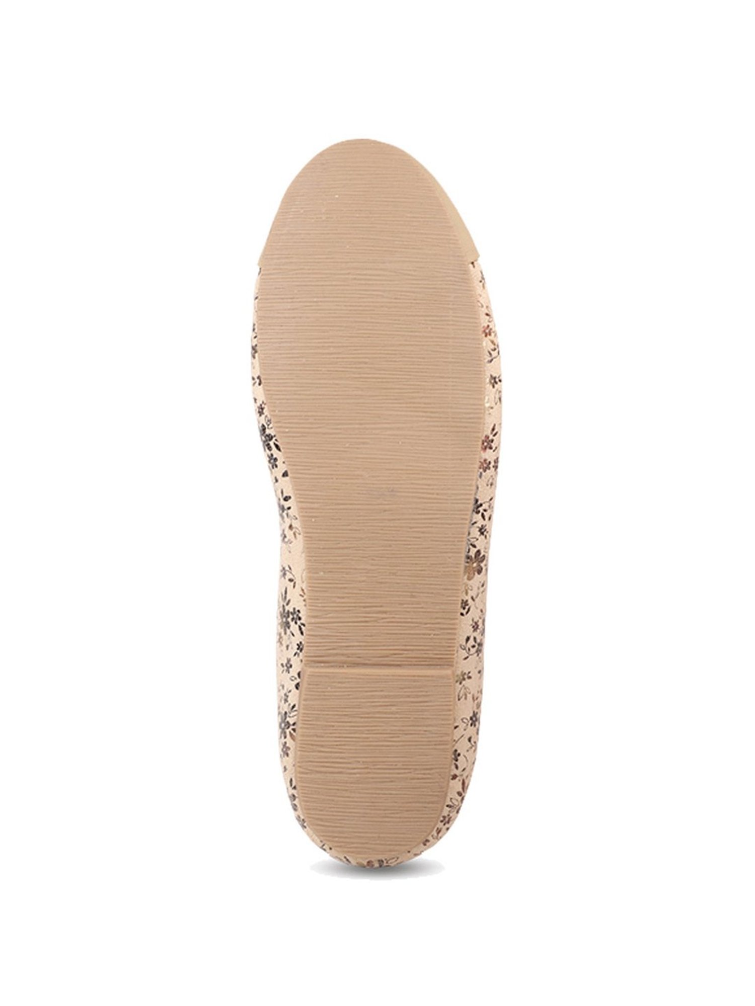 Design Crew Women's Beige Flat Ballets