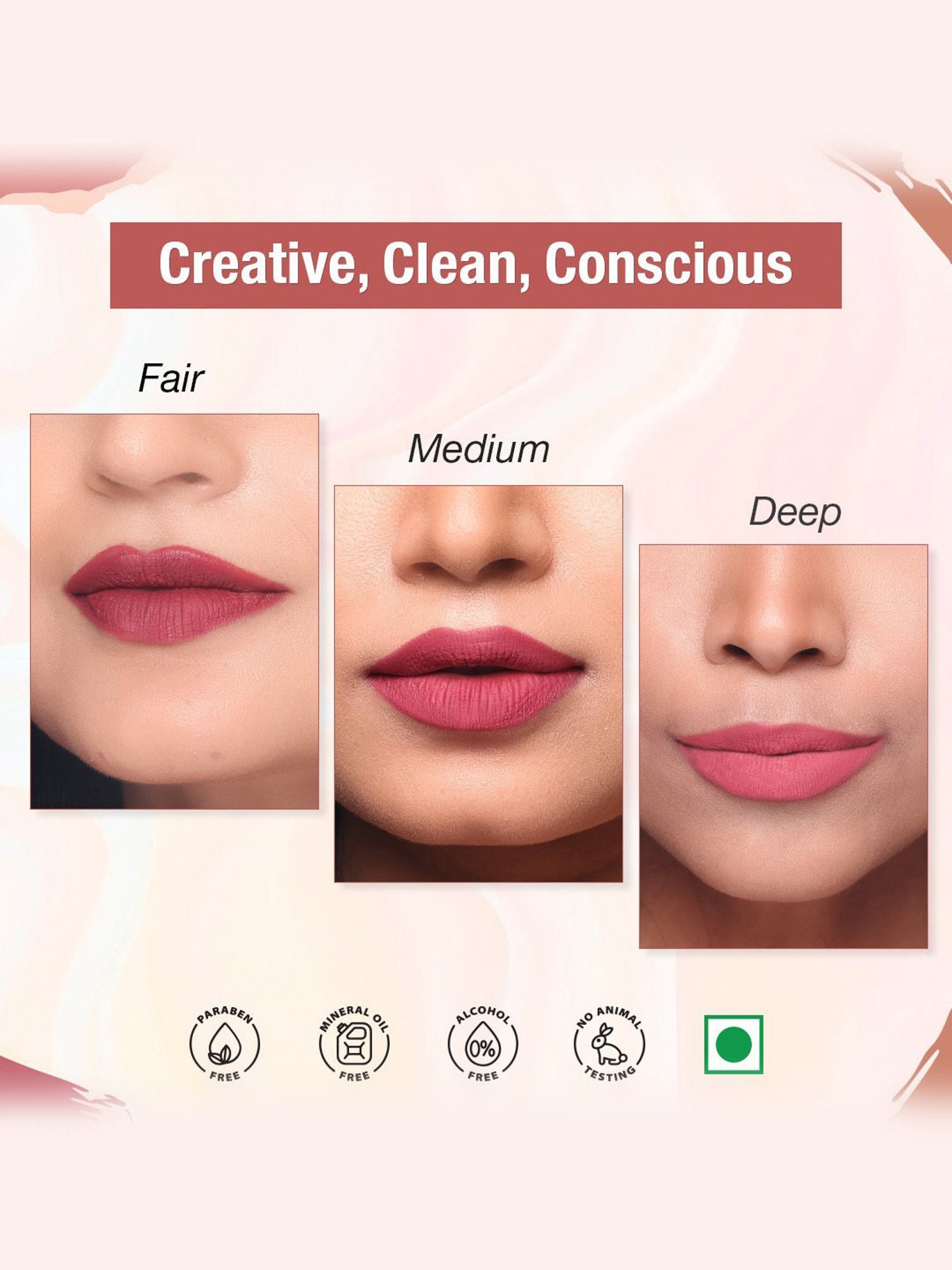 TNW-The Natural Wash Matte Velvet Longstay Liquid Lipstick Berry Much - 5 ml