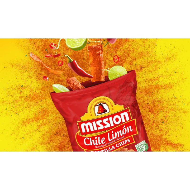 Mission Chile Limon Tortilla Chips - 7.05oz