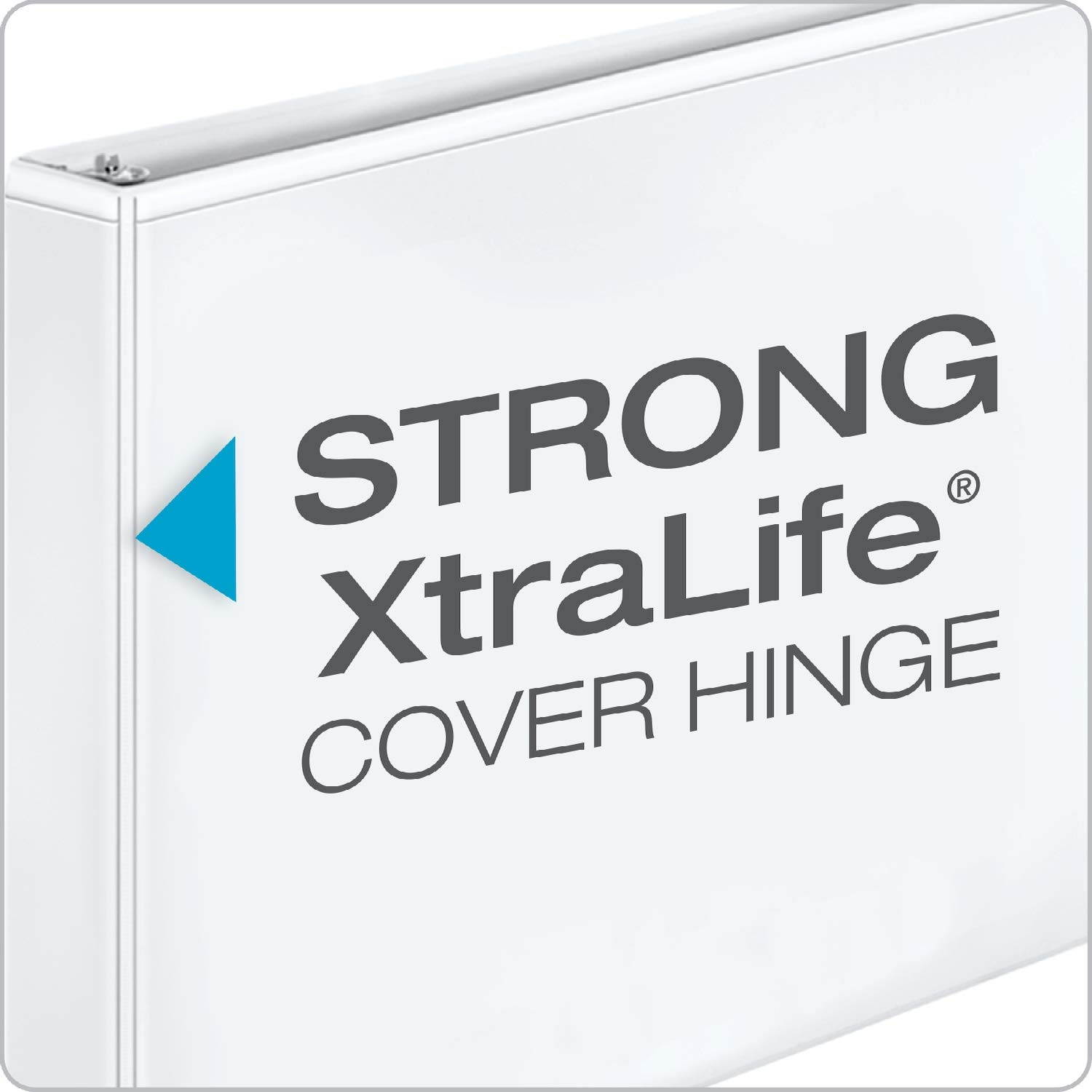 Cardinal 11-Inch x 17-Inch ClearVue Slant-D Ring Binder, 2-Inch, White (22132)