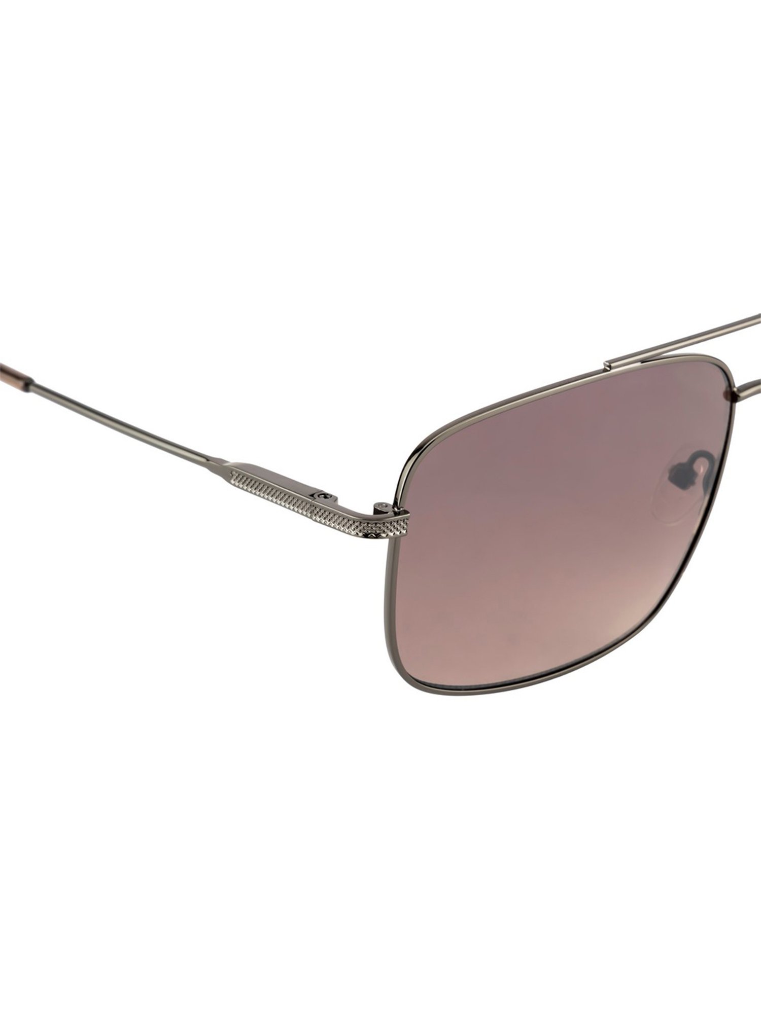 Opium Brown Square Sunglasses for Men