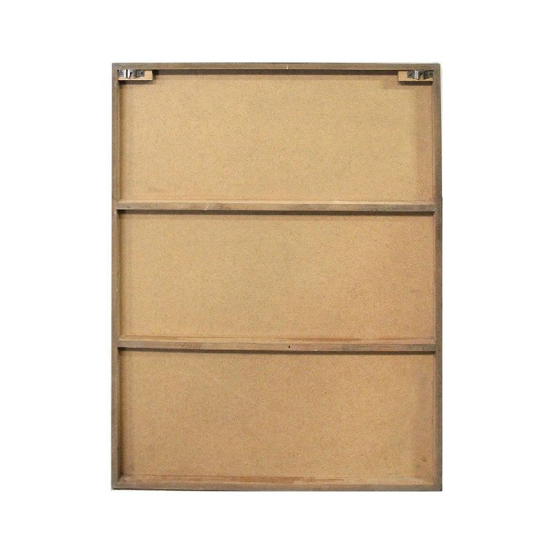 23.62" x 30.31" Home is Quote Oversized Wall Art White - Stratton Home Décor