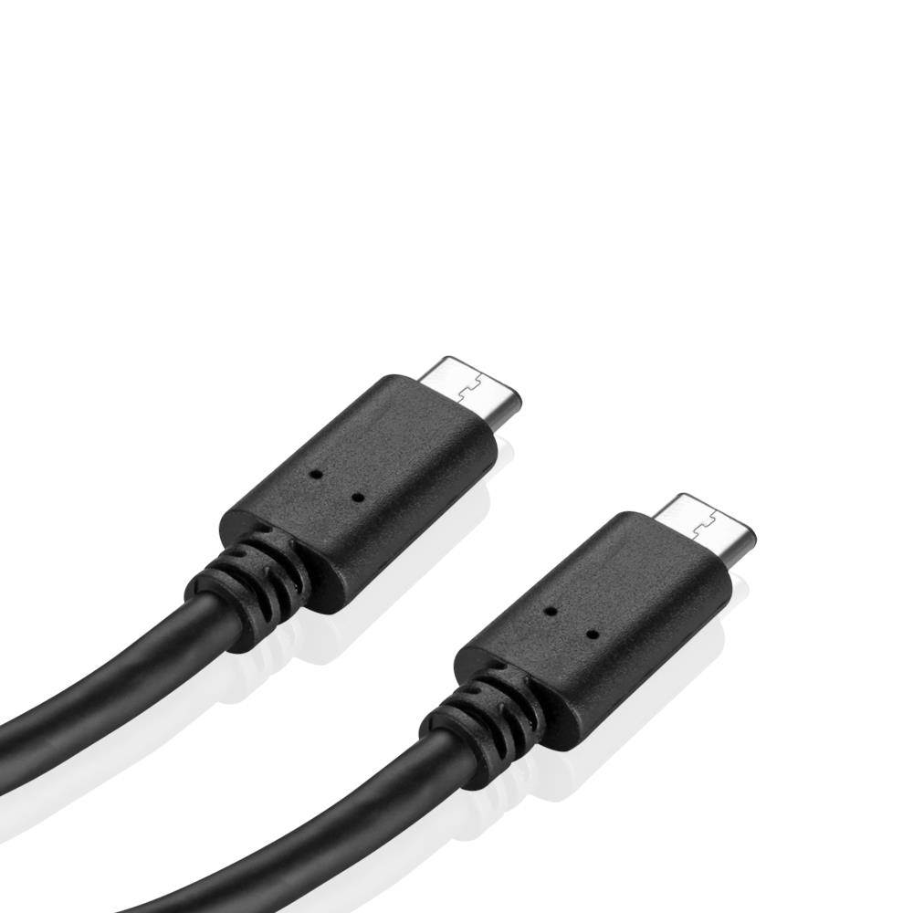 USB 3.1 Type C Male to Type C Male Connector Data Cable for Apple New MacBook 12" Nokia N1 Tablet Google ChromeBook Pixel (2015) LETV X600 Vivo X5 Pro and Other Type-C Supported Devices 3ft Black