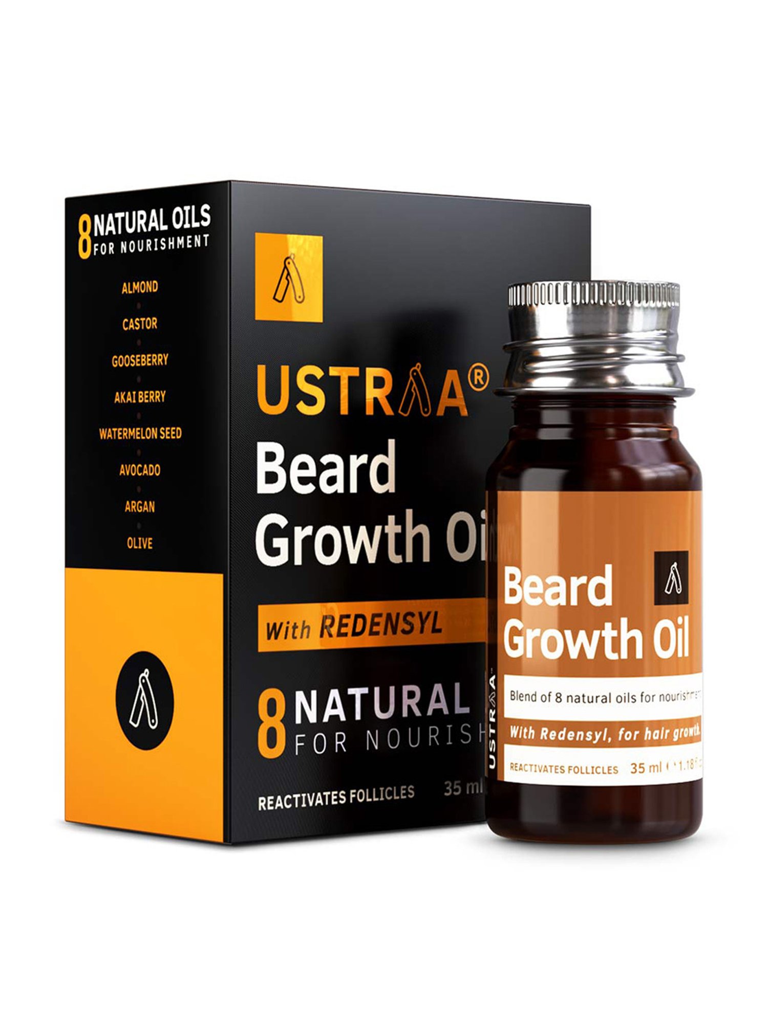 Ustraa O.G Deodorant & Beard Growth Oil - Set of 2