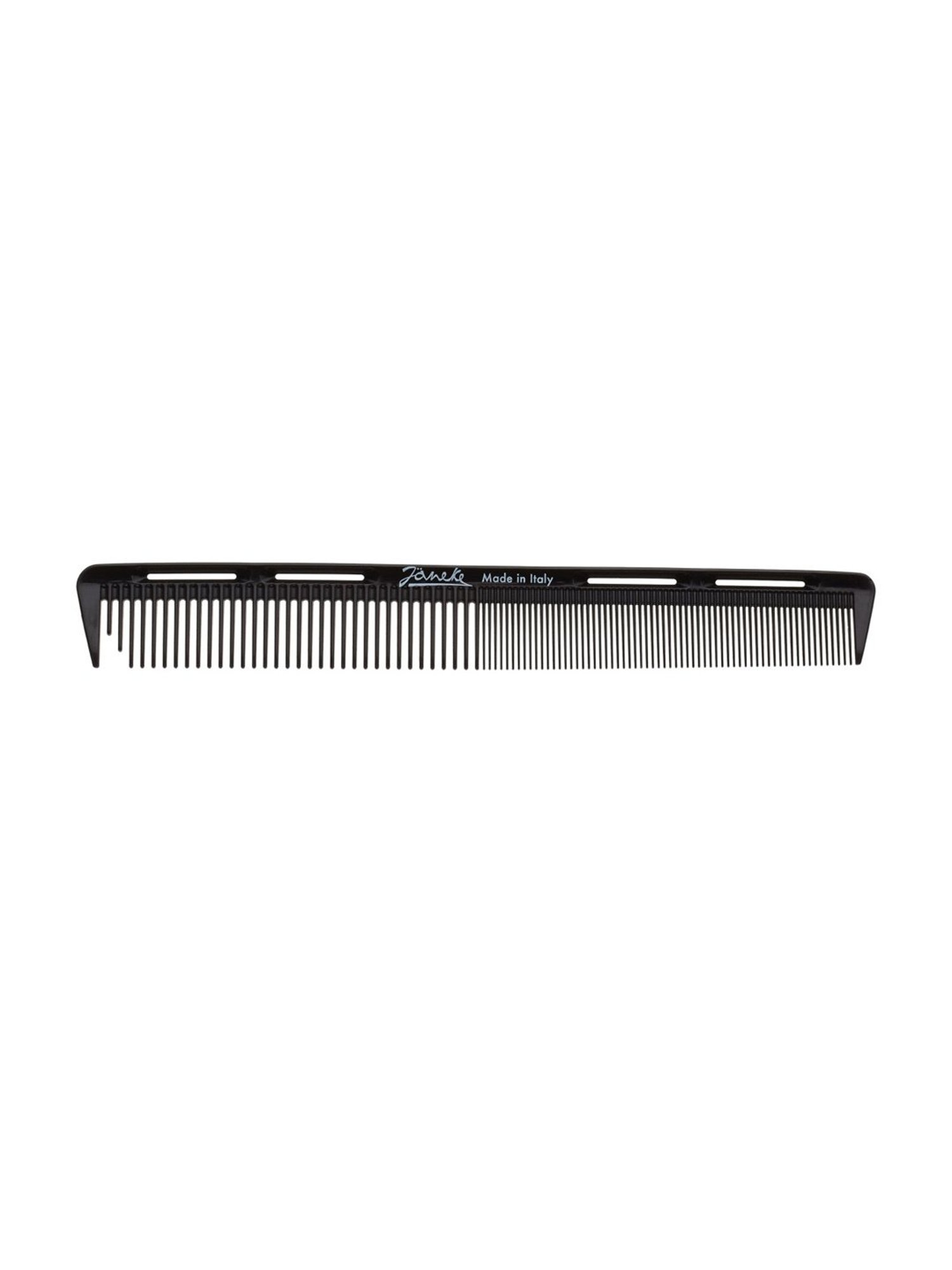 Janeke 1830 Professional Carbon Fibre Flexible Cutting Hair Comb - 19 cm