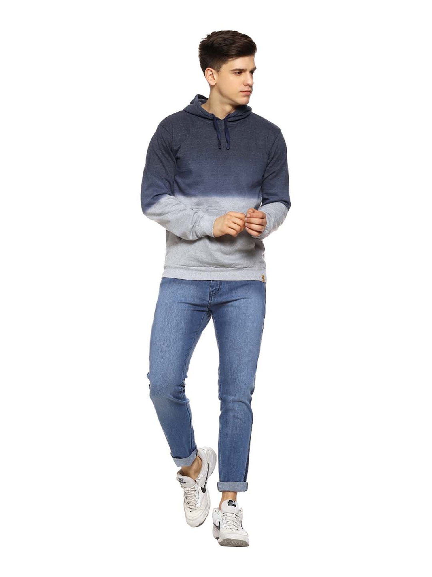 Forca Black Regular Fit Printed Sweatshirt