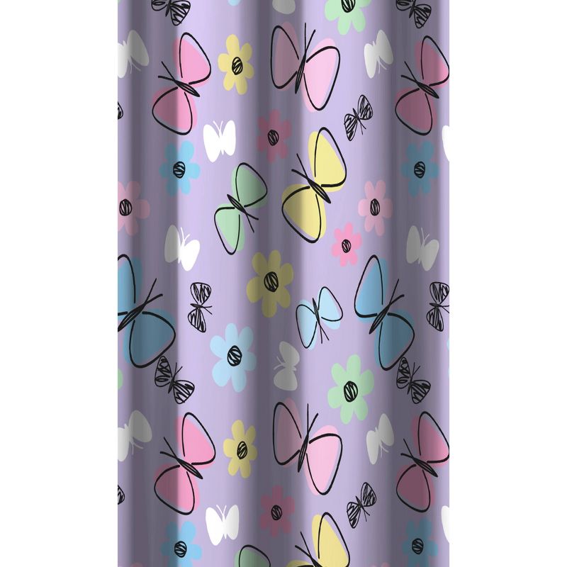 Sweet Butterfly Shower Curtain - Dream Factory