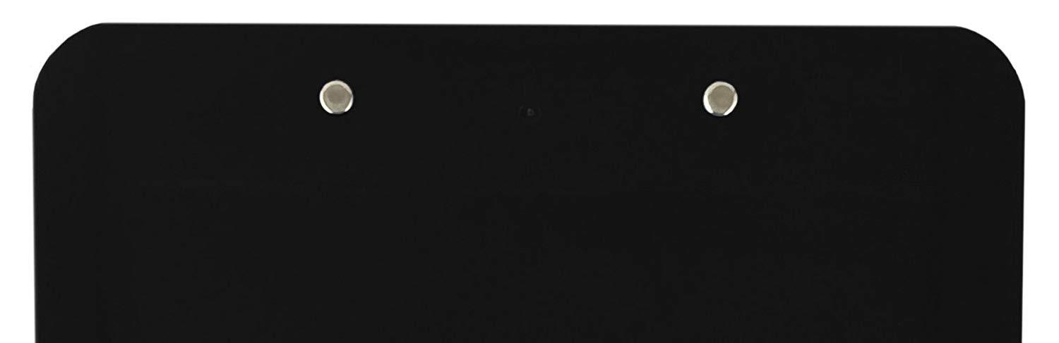 Trade Quest Plastic Clipboard Opaque Color Letter Size Low Profile Clip (Pack of 6) (Black)