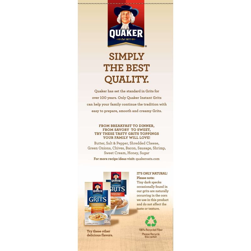 Quaker Instant Grits Flavor Variety - 12ct