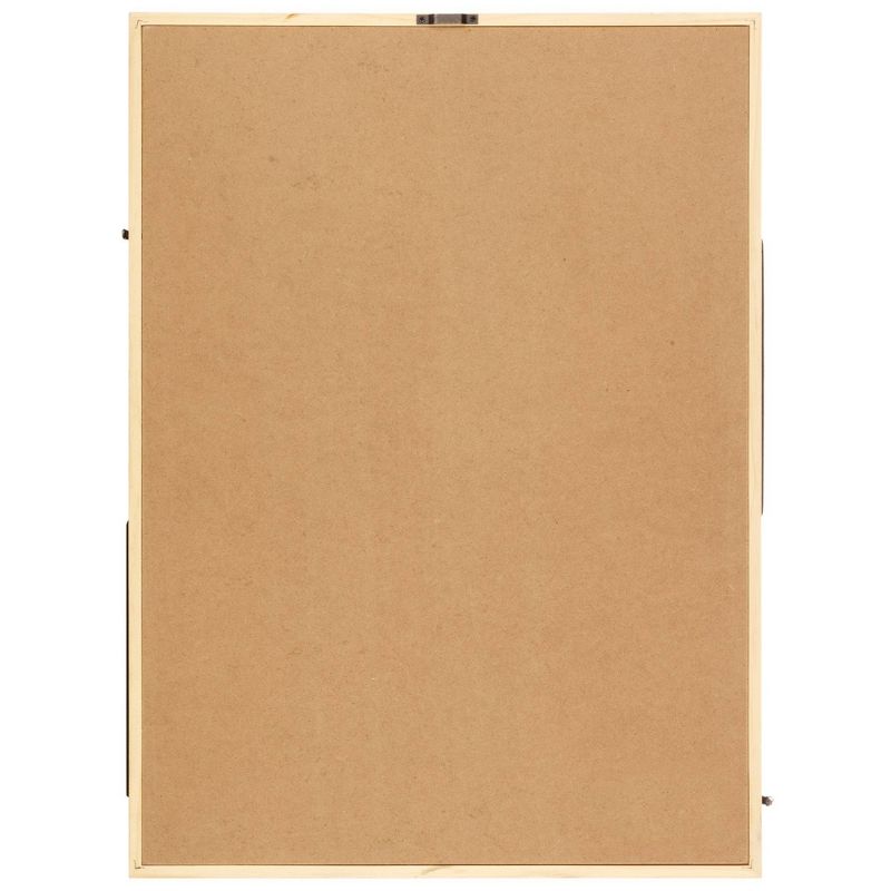 38" Soloman Wooden Shelf with Metal Brackets Brown - Kate & Laurel All Things Decor