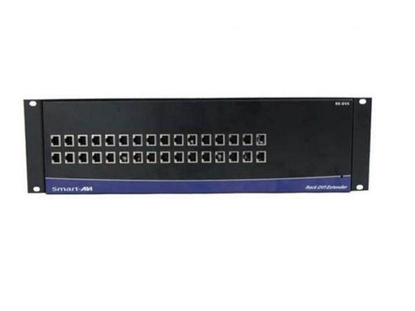 Smart AVI - RK-DVS-TX8S - SmartAVI Powered Rack/Chassis with DVI-D 2-Port CAT6 STP Transmitter with Local Loop - 8 Input