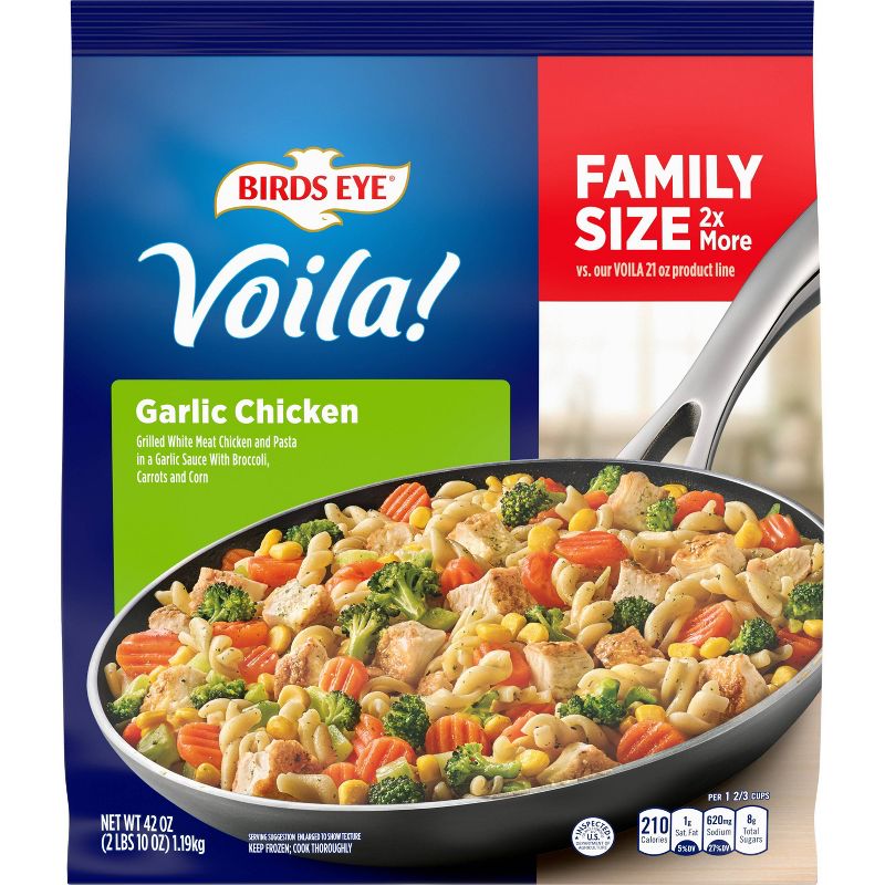 Birds Eye Voila! Frozen Family Size Garlic Chicken - 42oz