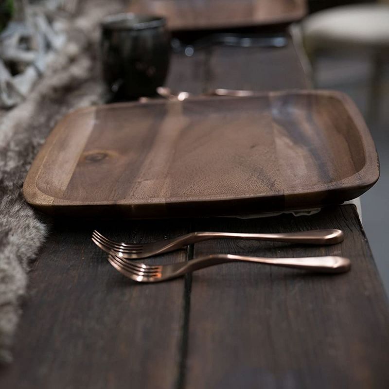 Knork Original Titanium 20 Piece Service for 4 Cutlery Silverware Utensil Flatware Set with Forks, Knives, and Spoons, Antique Copper