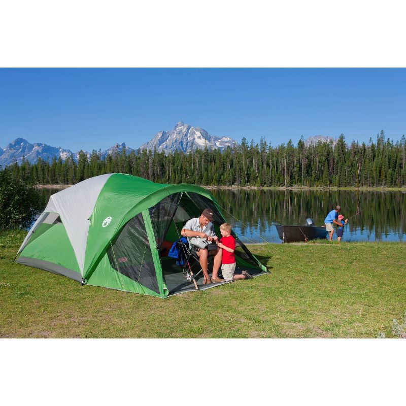 Coleman Evanston Dome 6-Person Screened Tent - Green