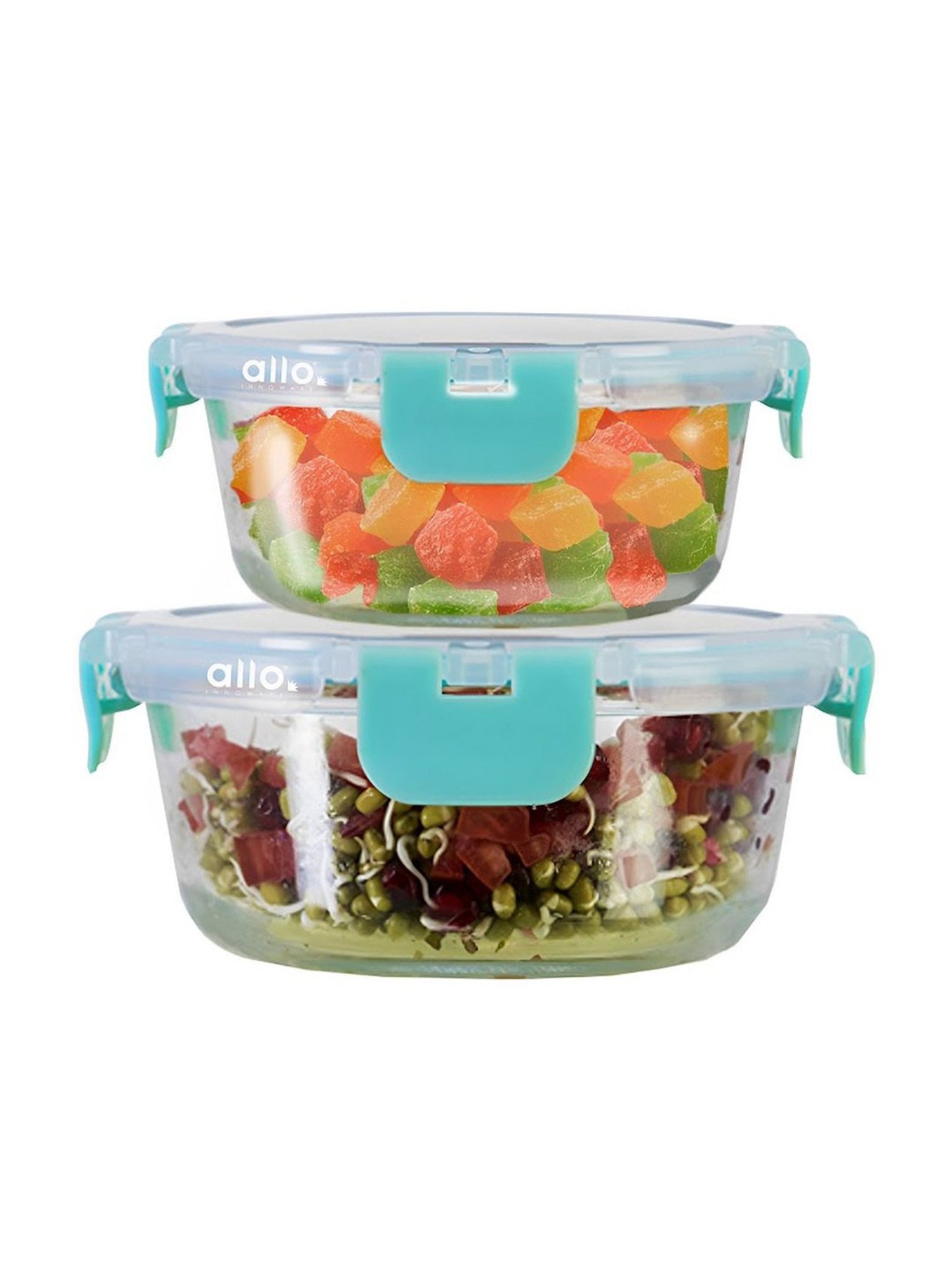 Borosilicate Glass Containers with Lids Microwave Safe Container for Glass Food Storage Containers