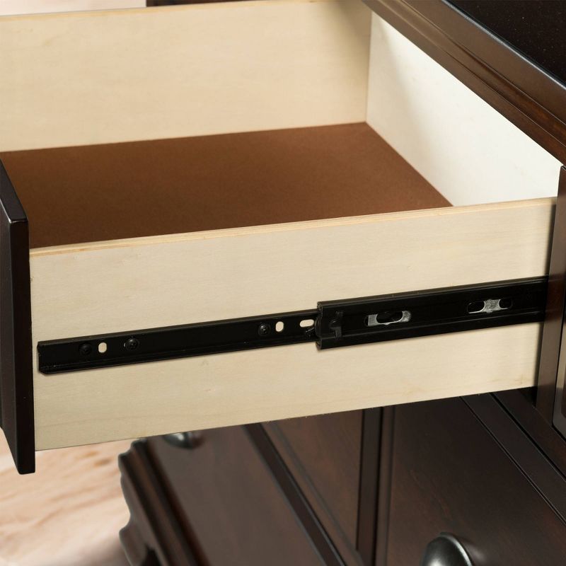 3pc Queen Brinley Storage Bedroom Set Cherry Red - Picket House Furnishings