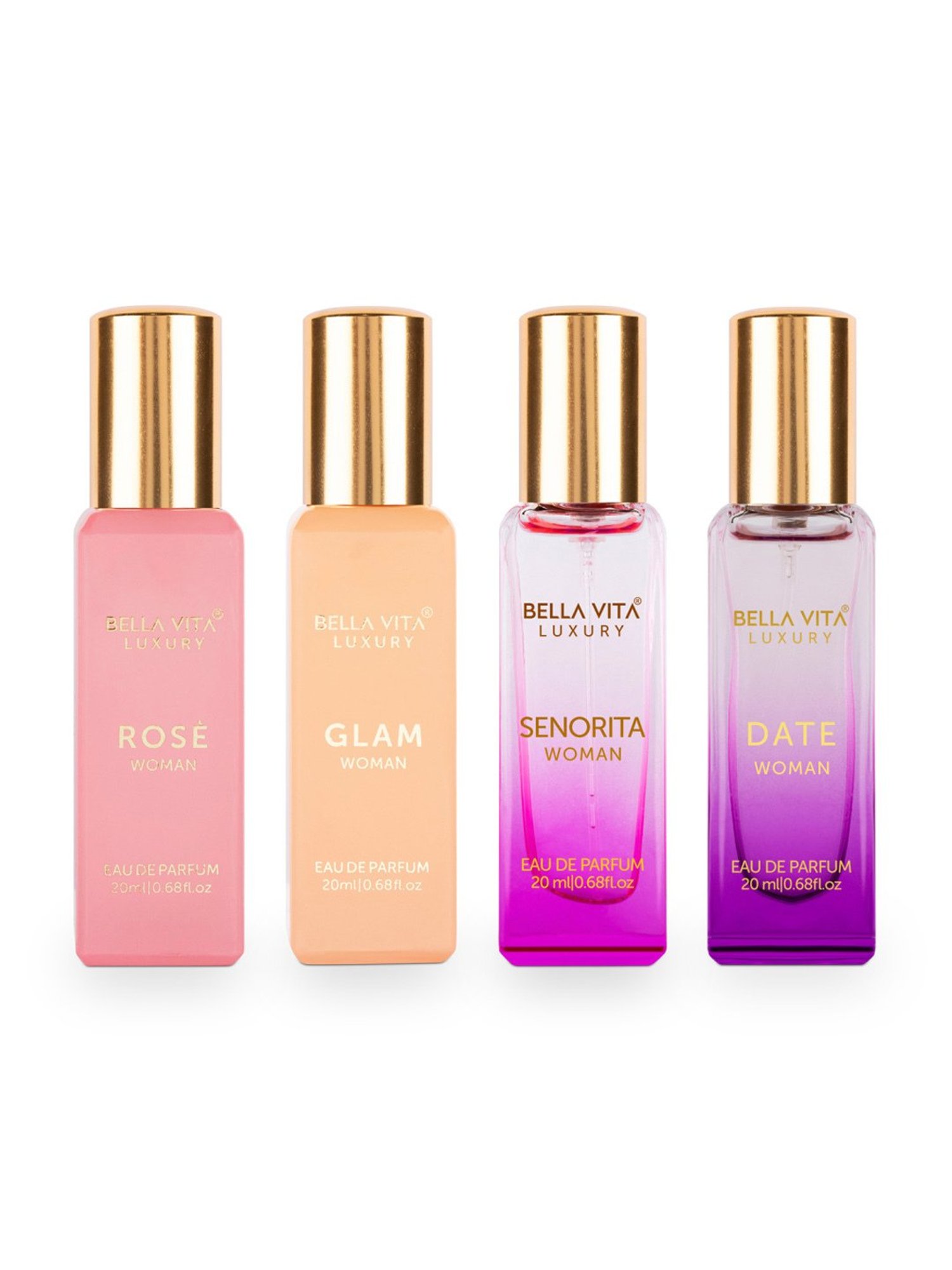 Bella Vita Luxury Perfumes Gift Set for Women (Pack of 4)