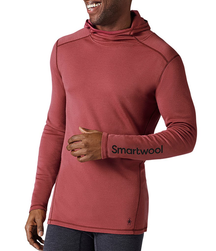 SmartWool Slim-Fit Merino Wool 250 Baselayer Plant-Based Dye Logo Hoodie