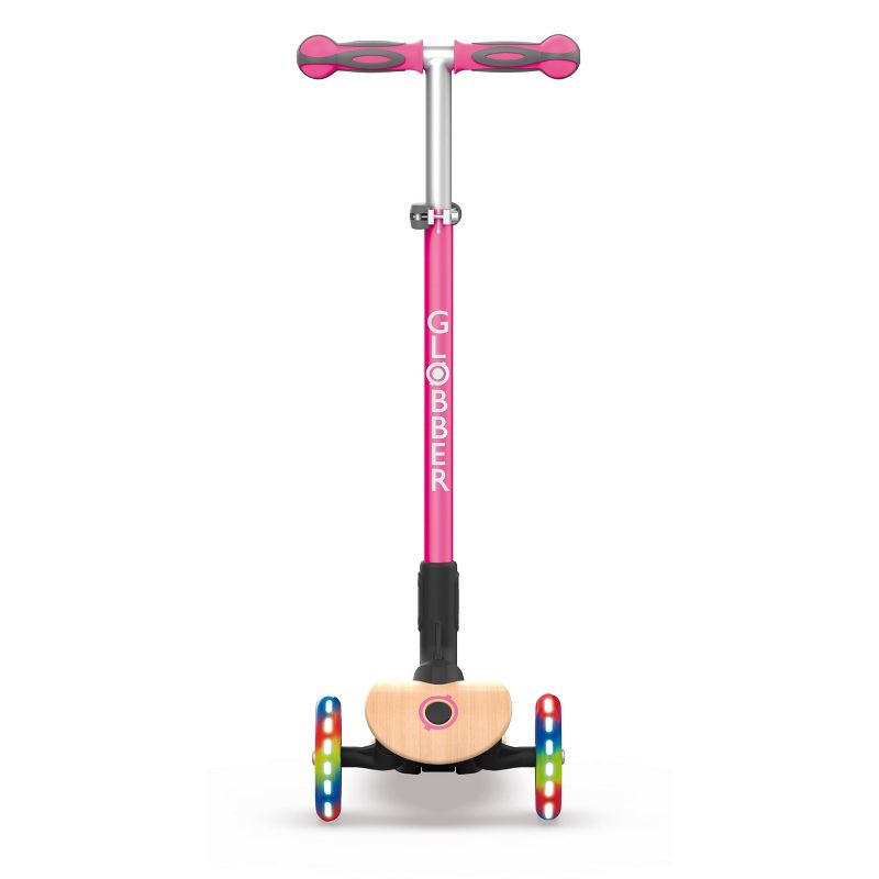 Globber Primo Foldable Wood Scooter - Deep Pink