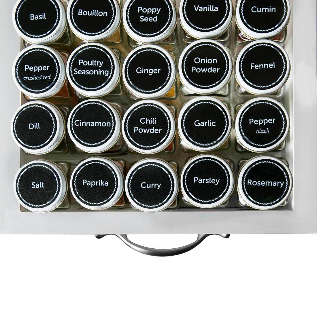 Ultimate Chalkboard Spice Label Set - 336 Labels - 312 Printed Spice Names, 24 Blank Labels PLUS Chalkboard Pen - Premium Quality and Stylish Stickers by SpiceLuxe