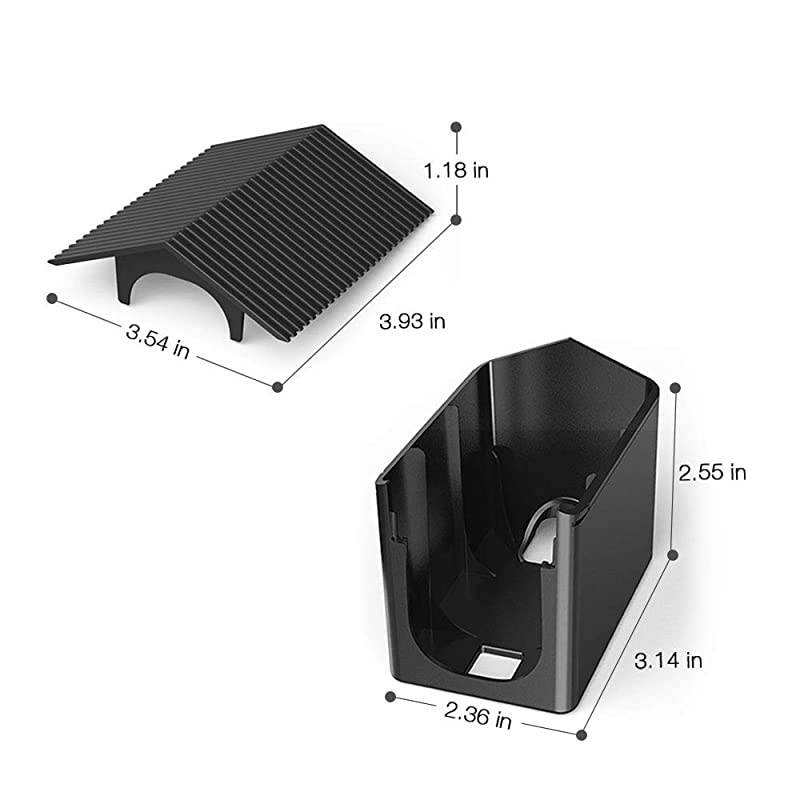 Bridhouse for Arlo Pro, Arlo Pro 2 - Comprehensive Protection Hard Case for Indoor and Outdoor Use (Black, 1-Pack)