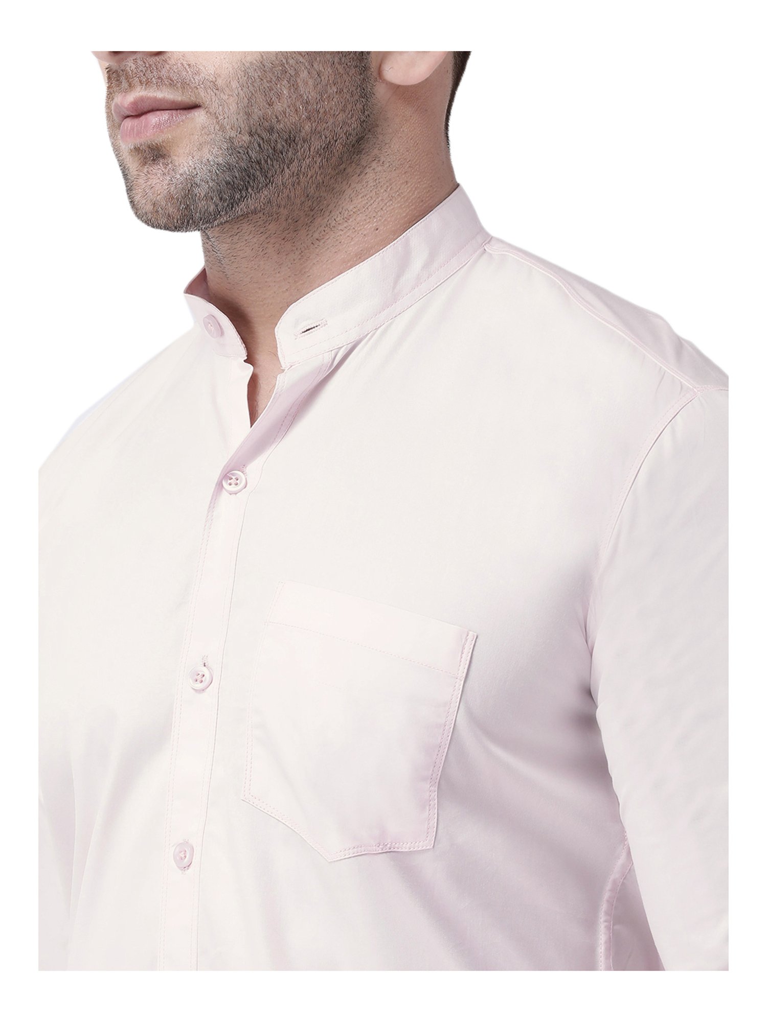 Hang Up Pink Cotton Slim Fit Shirt