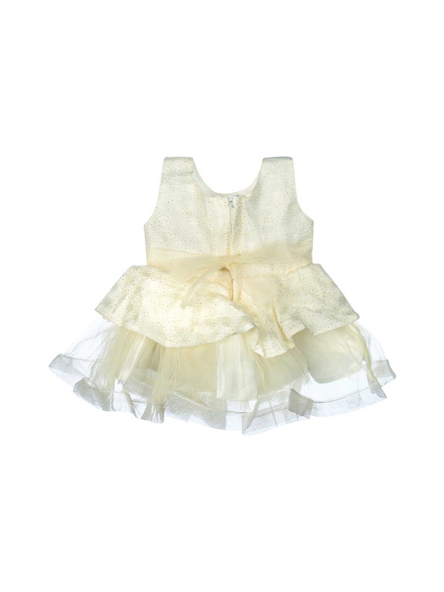 Mee Mee Kids Cream Applique Dress