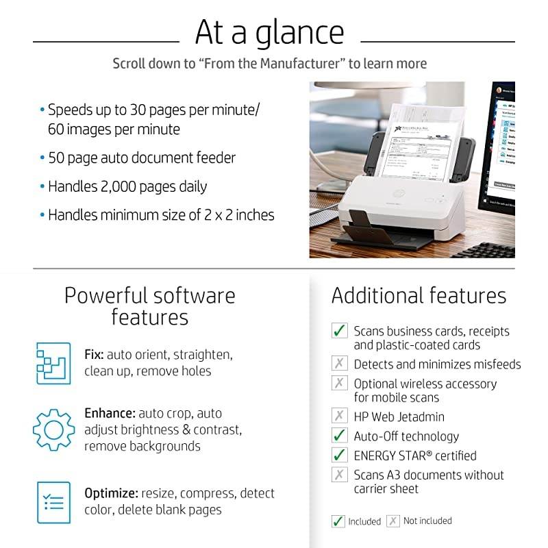 ScanJet Pro 2000 s1 Sheet-feed OCR Scanner