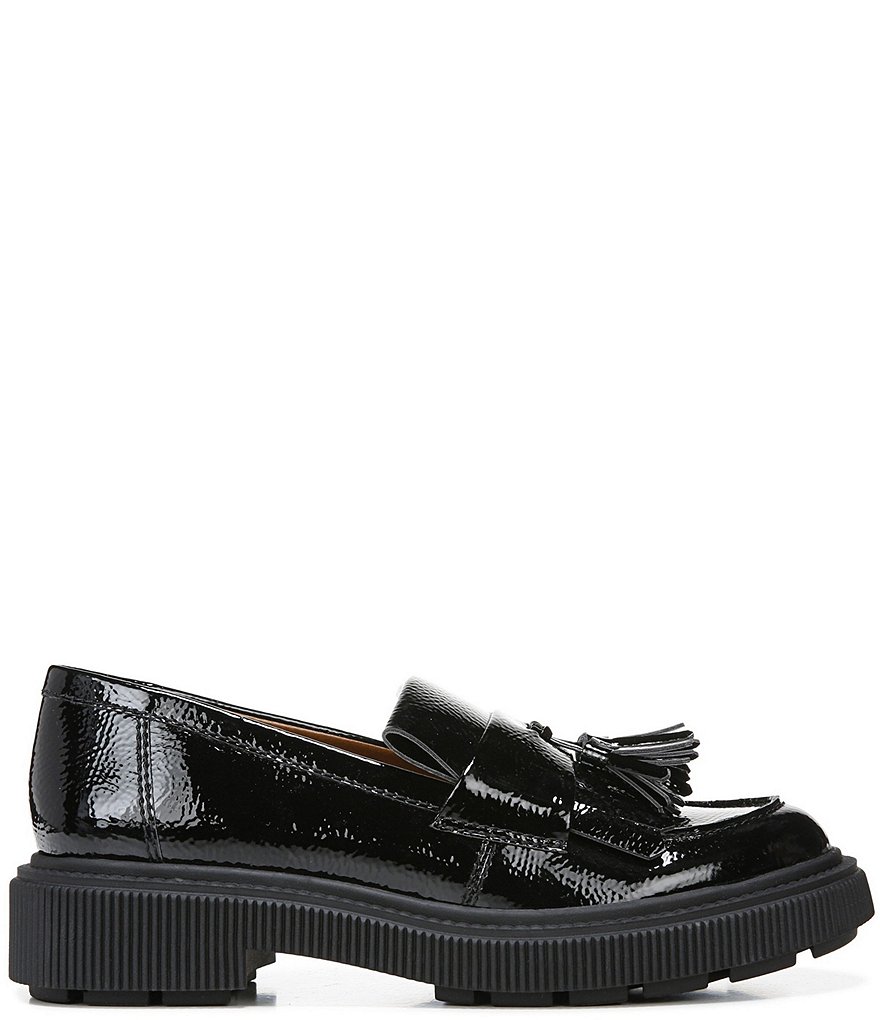 Franco Sarto Jack Kiltie Fringe Tassel Patent Loafers