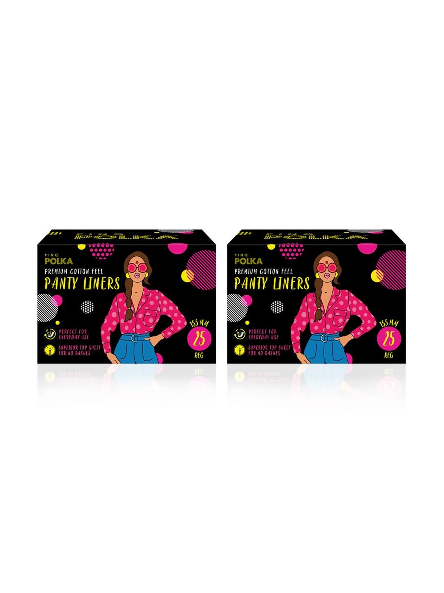LAIQA Panty Liners (Pack of 3) XS - 60 Panty Liners