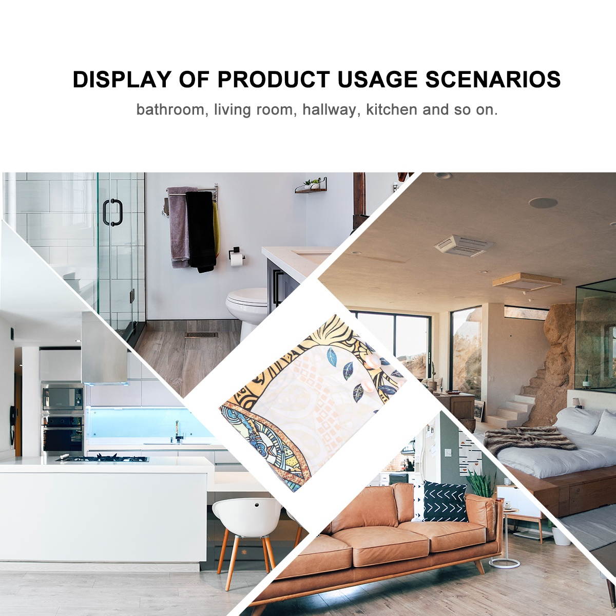 1Pc Wall Hanging Tapestry Bath Towel Decoration Printing Tapestry for Home