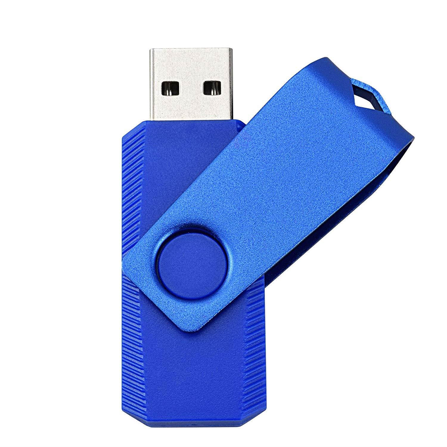 VICFUN 6PCS 16GB USB Flash Drive USB 2.0 6 X 16GB flash drives-Black/Purple/Blue