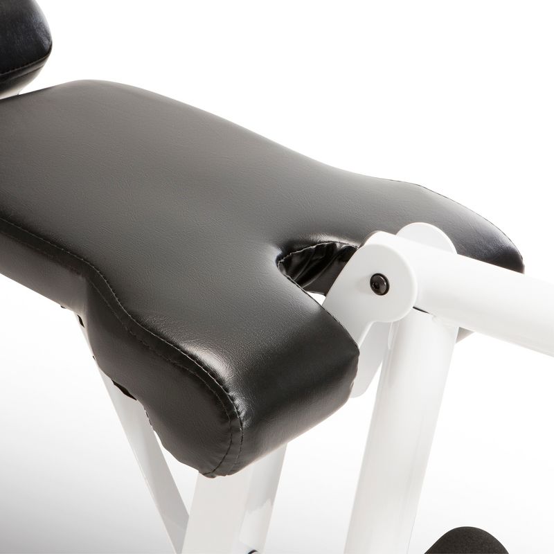 Marcy Fitness Adjustable Olympic Home Gym Weight Lifting Workout Bench with Rack