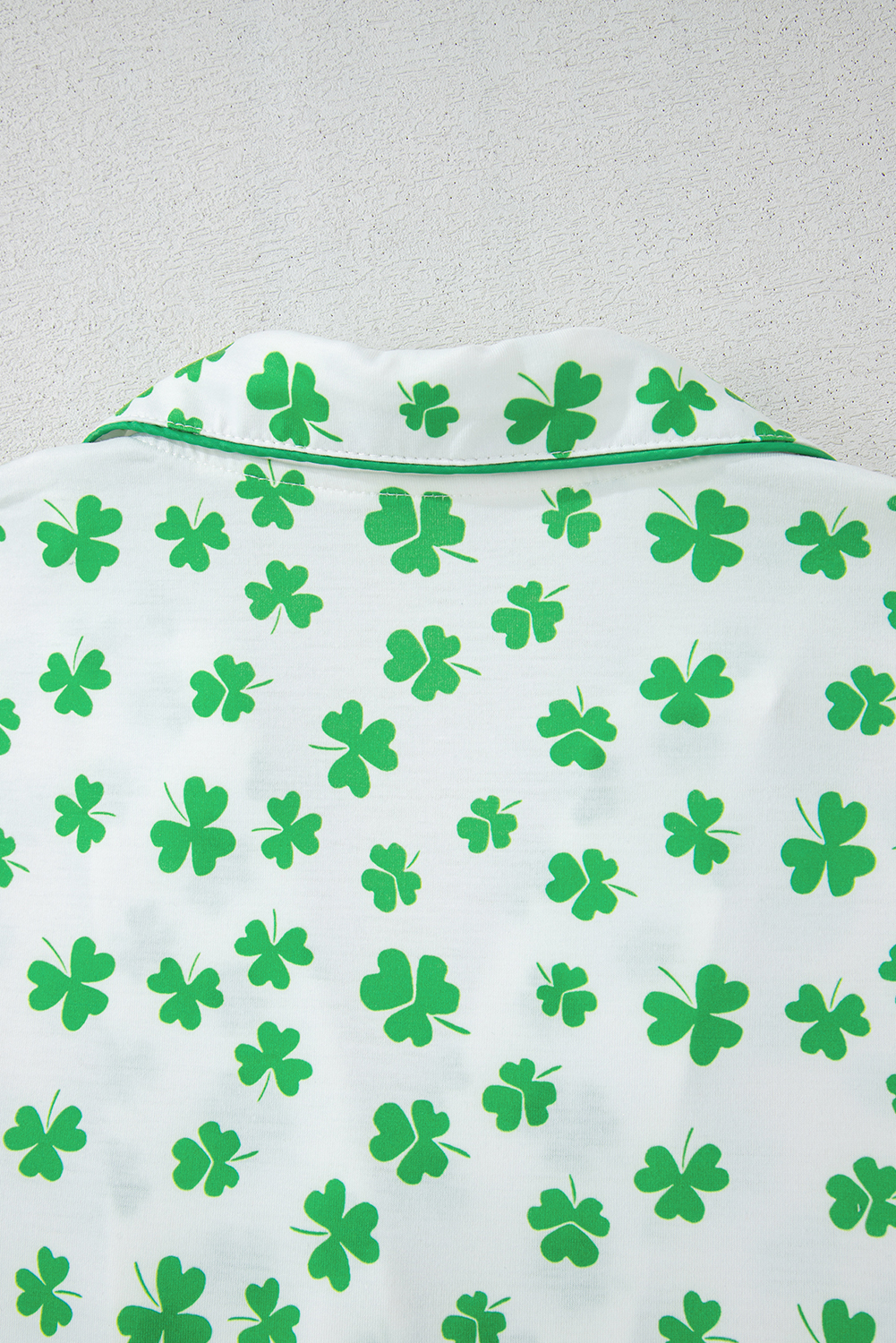 White Christmas Pullover and Drawstring Pants Pajama Set