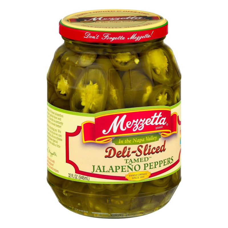 Mezzetta DeliSliced Tamed Jalapeno Peppers - 32oz