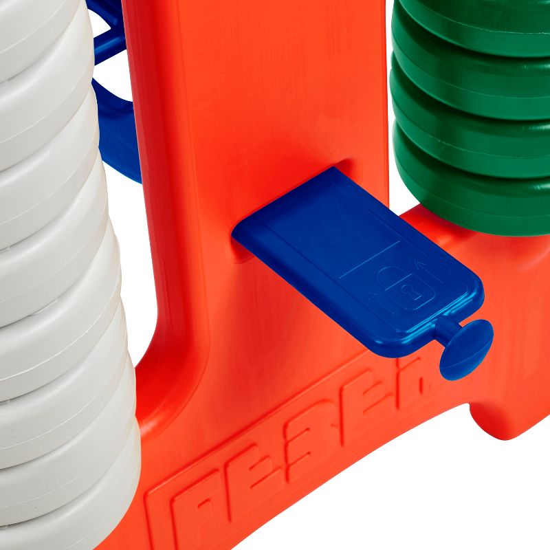ECR4Kids Jumbo Four-To-Score Giant Game-Indoor/Outdoor 4-In-A-Row Connect - Blue and Orange