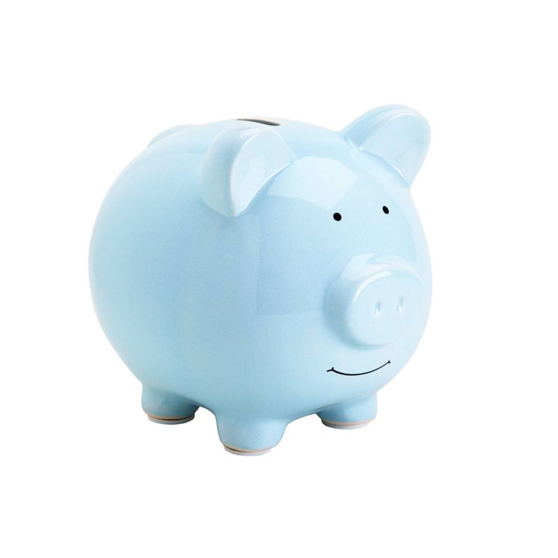 Pearhead Ceramic Piggy Bank - Blue