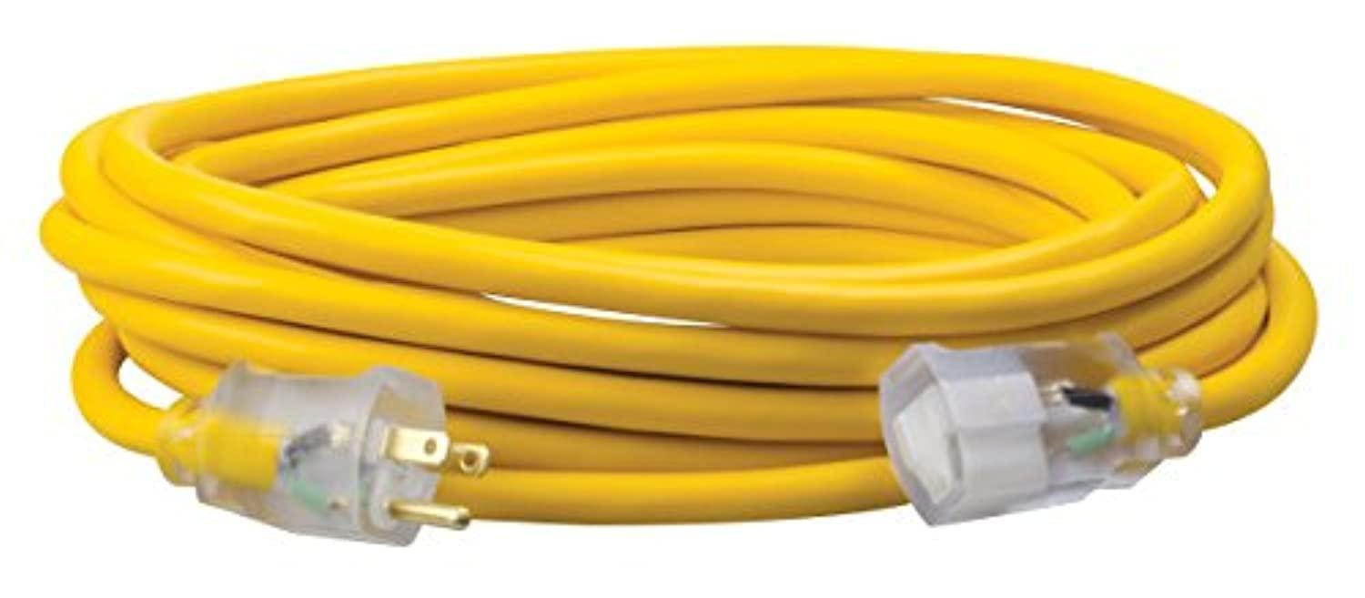 50' Yel Polar/Solar Plusext. Cord 12/3 Sjeow-