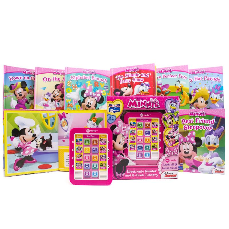 Disney Minnie Mouse Electronic Me Reader Story Reader and 8-book Boxed Set