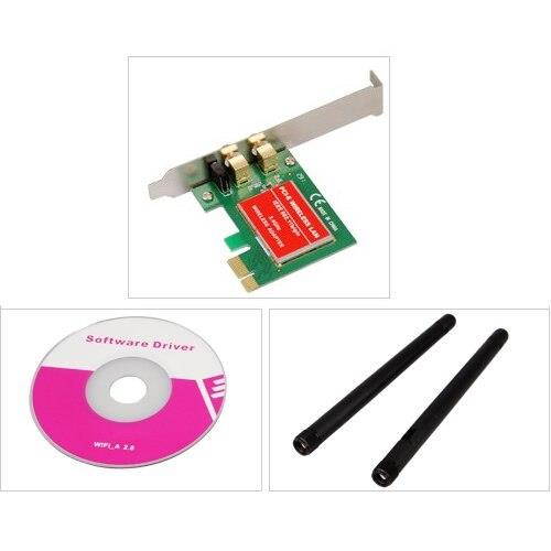 1 pcs CAAPCI Express PCI e 300Mbps IEEE 802.11b/g/n Wireless WiFi Network Card Adapter