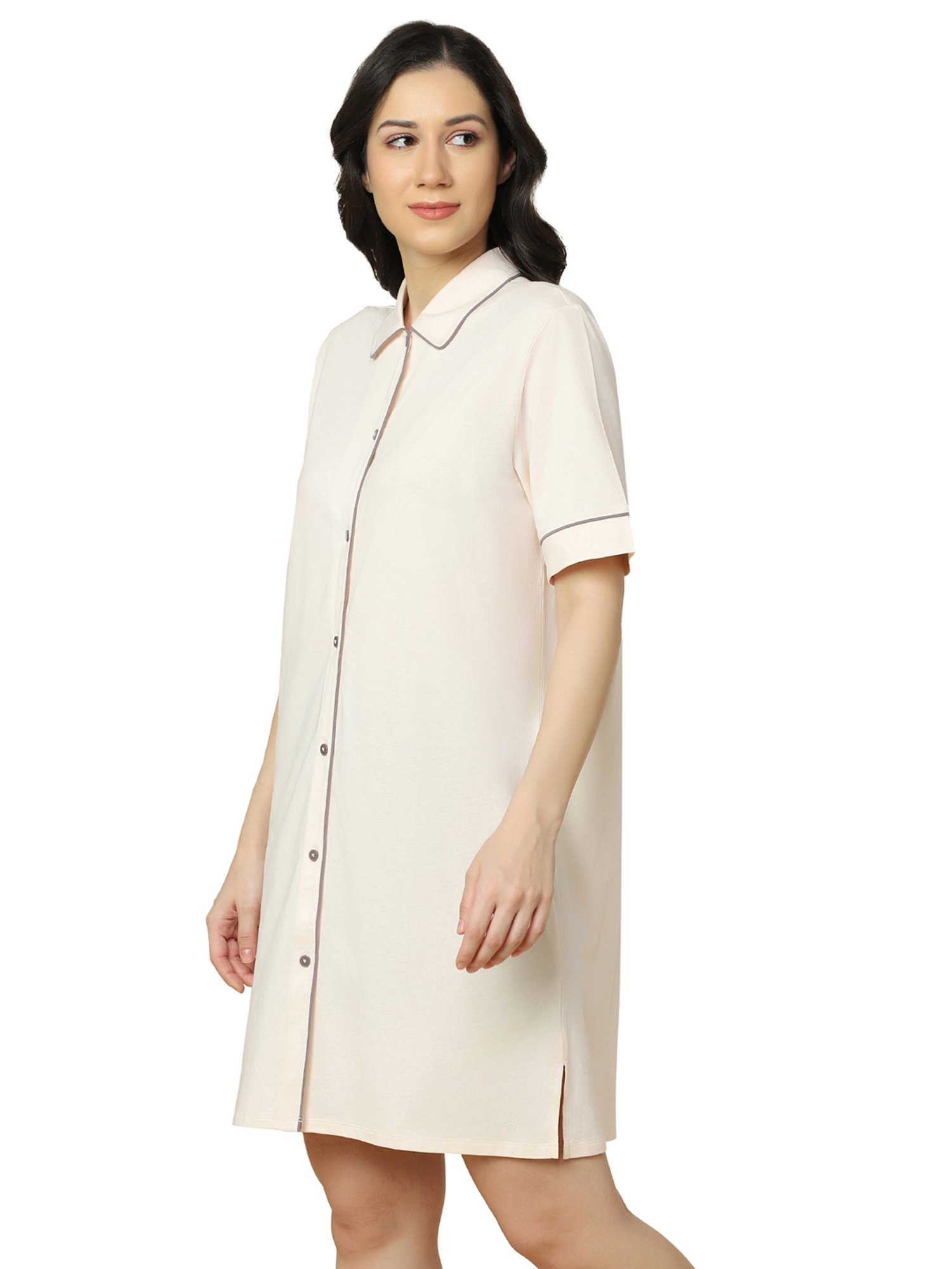 Triumph Beige Cotton Nightdress