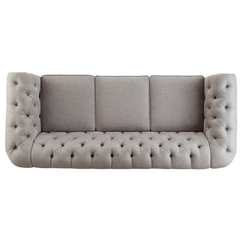 Byron Faux Leather 2 Seater Reclining Loveseat Dark Brown - Baxton Studio